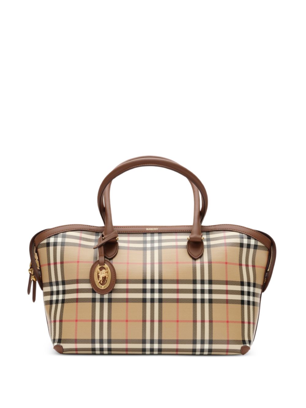 Burberry Women Checked Small Tote Bag BURBERRY