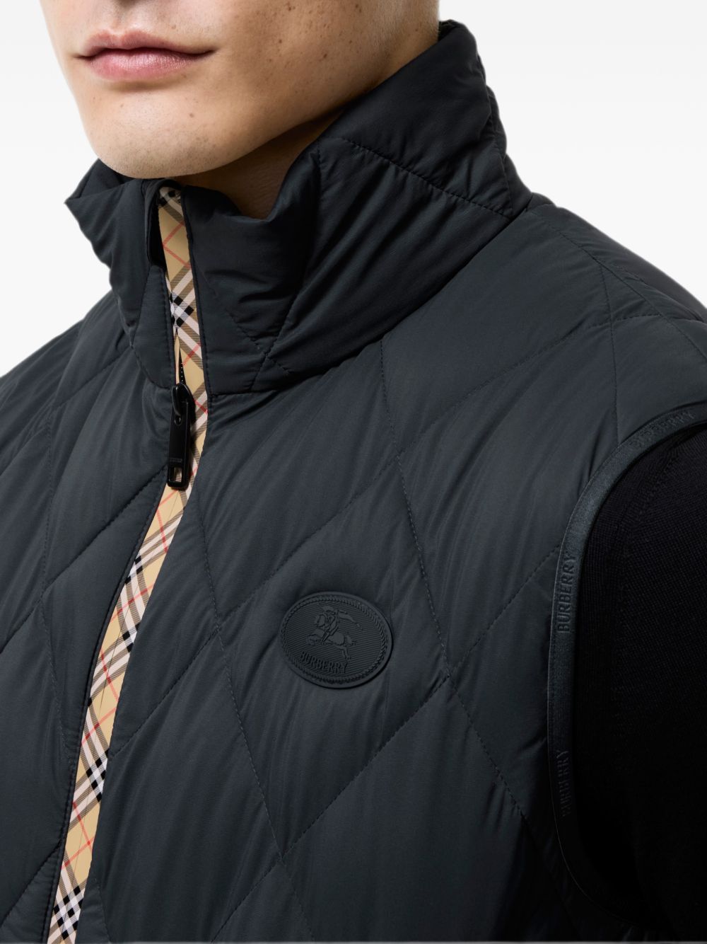 Burberry Men Acresford Quilted Down Vest