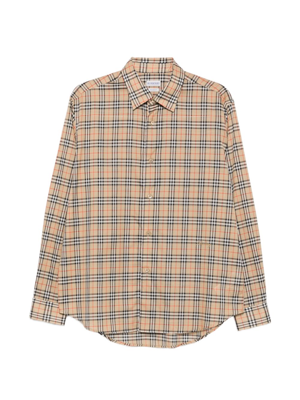 Burberry Men Check Cotton Shirt BURBERRY