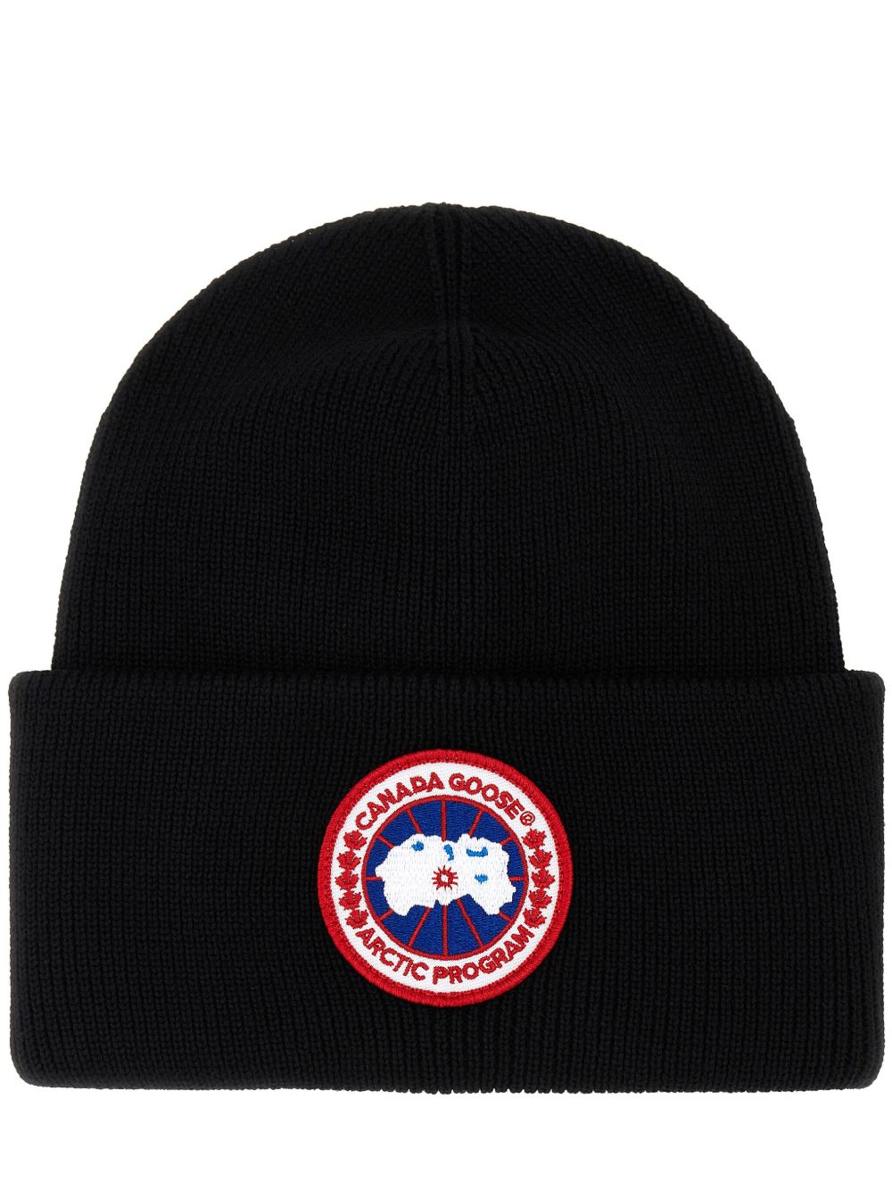 Canada Goose Men Logo Wool Beanie CANADA GOOSE