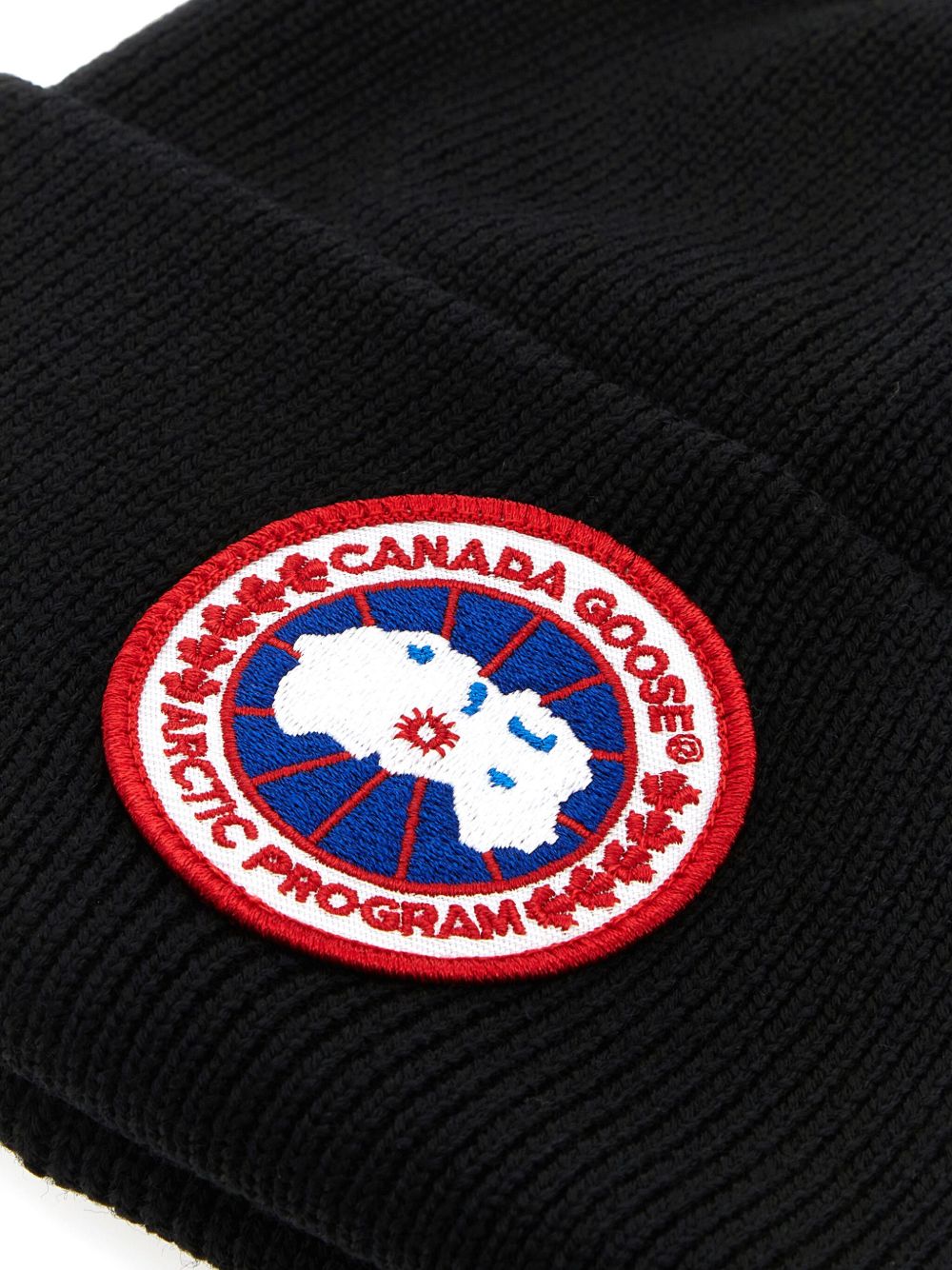 Canada Goose Men Logo Wool Beanie CANADA GOOSE