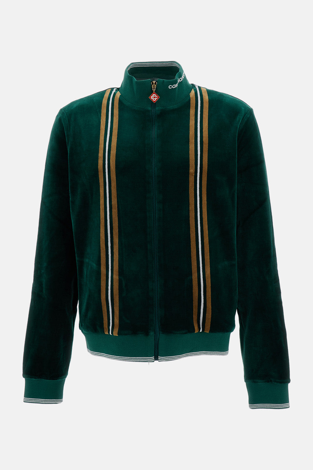 Casablanca Men Velour Stripe Track Jacket CASABLANCA