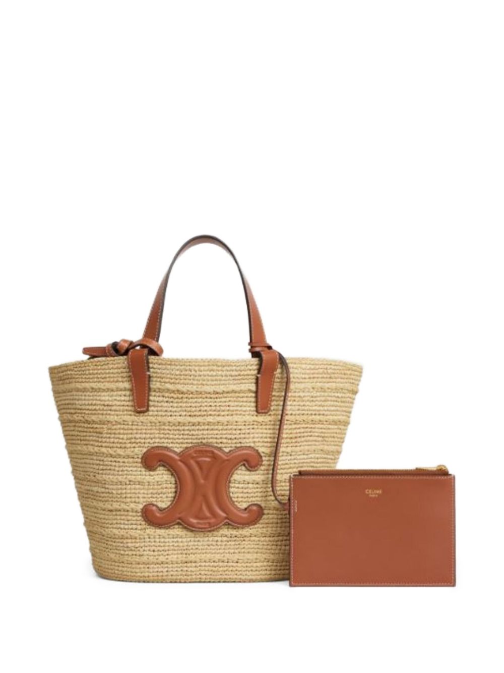 Celine Women Panier Teen Classic Rafia Tote CELINE