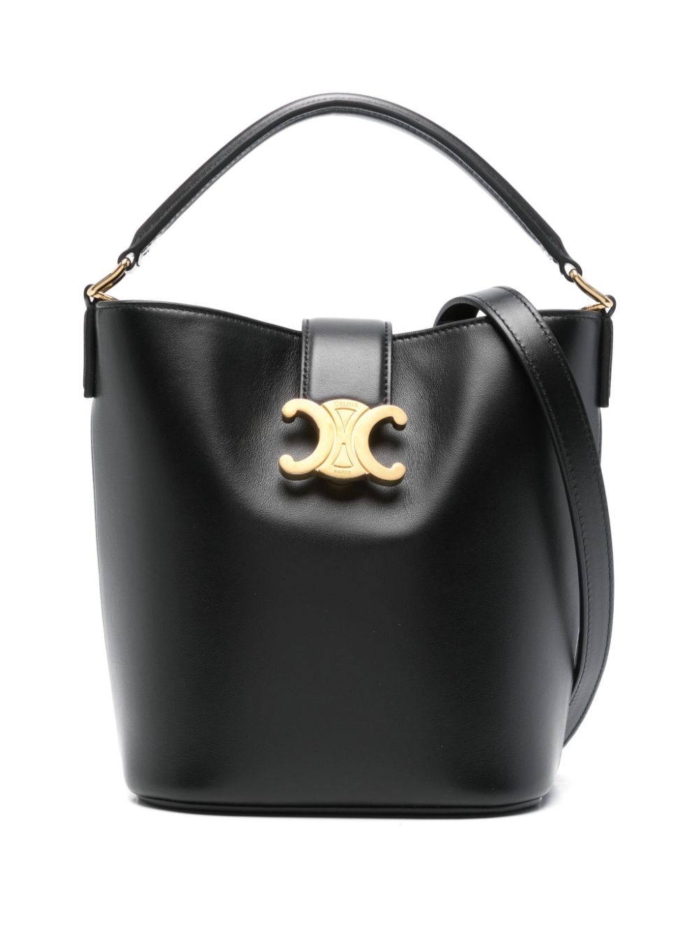 Celine Women Louise Small Leather Bucket Bag