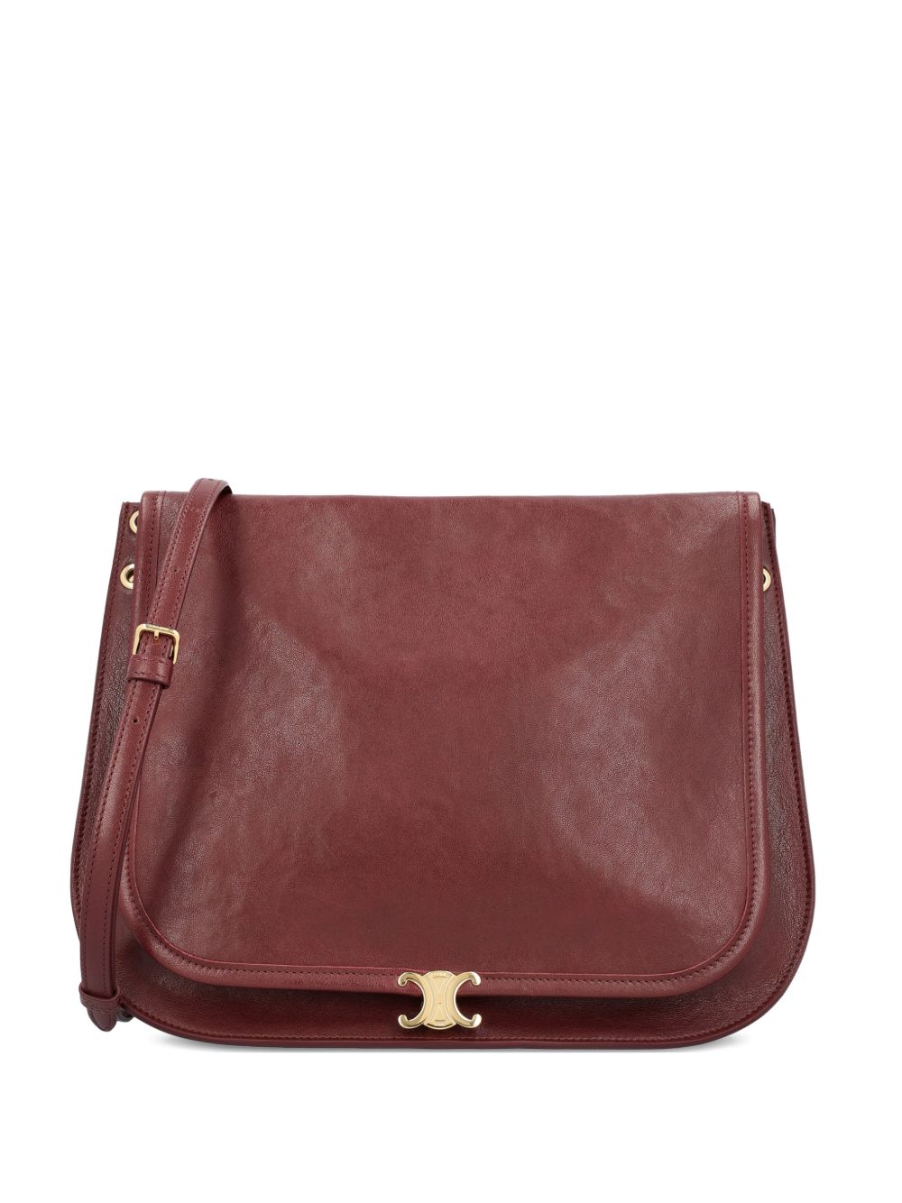 Celine Women Triomphe Leather Shoulder Bag