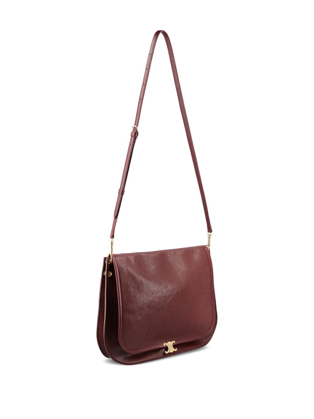 Celine Women Triomphe Leather Shoulder Bag
