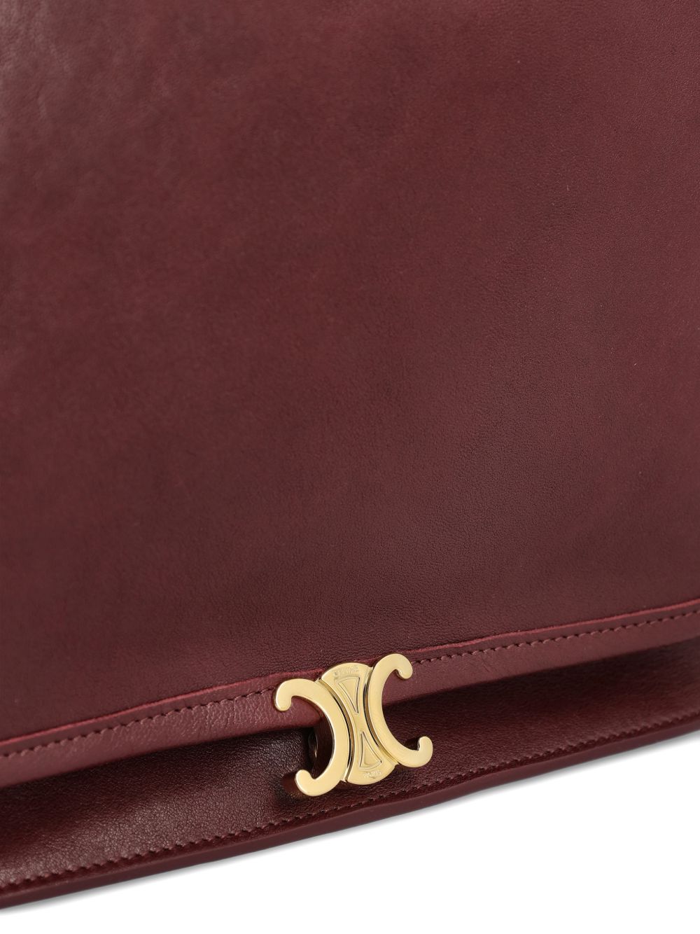 Celine Women Triomphe Leather Shoulder Bag