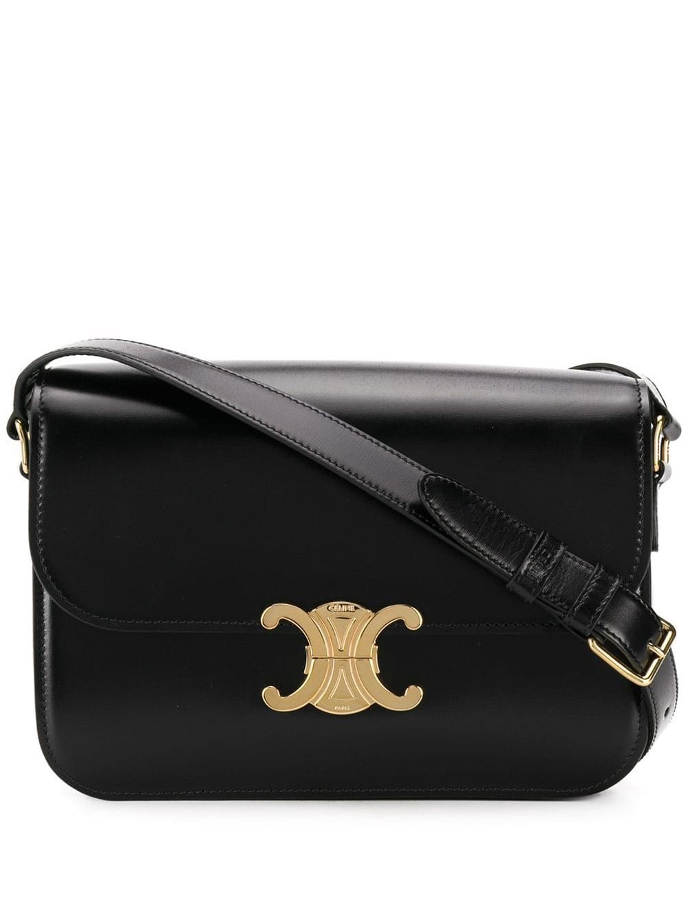 Celine Women Classique Leather Crossbody Bag