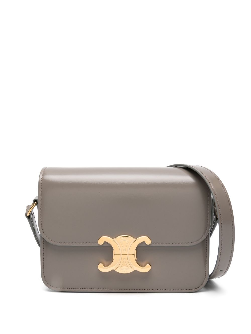 Celine Women Triomphe Teen Leather Shoulder Bag CELINE