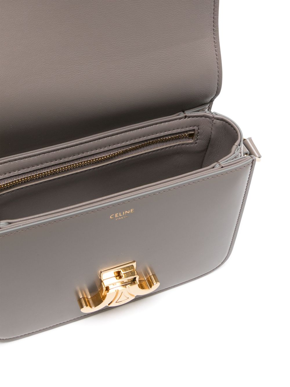 Celine Women Triomphe Teen Leather Shoulder Bag CELINE