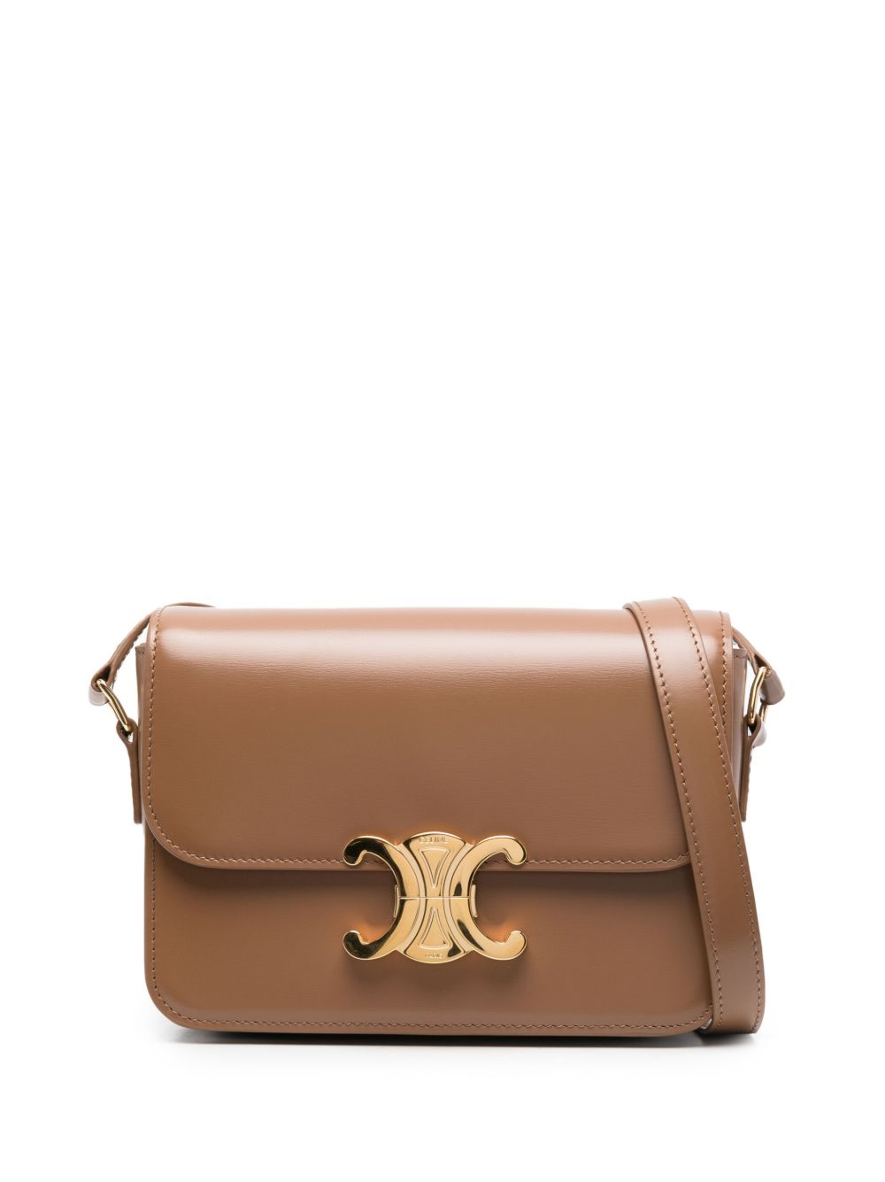 Celine Women Triomphe Teen Leather Shoulder Bag CELINE
