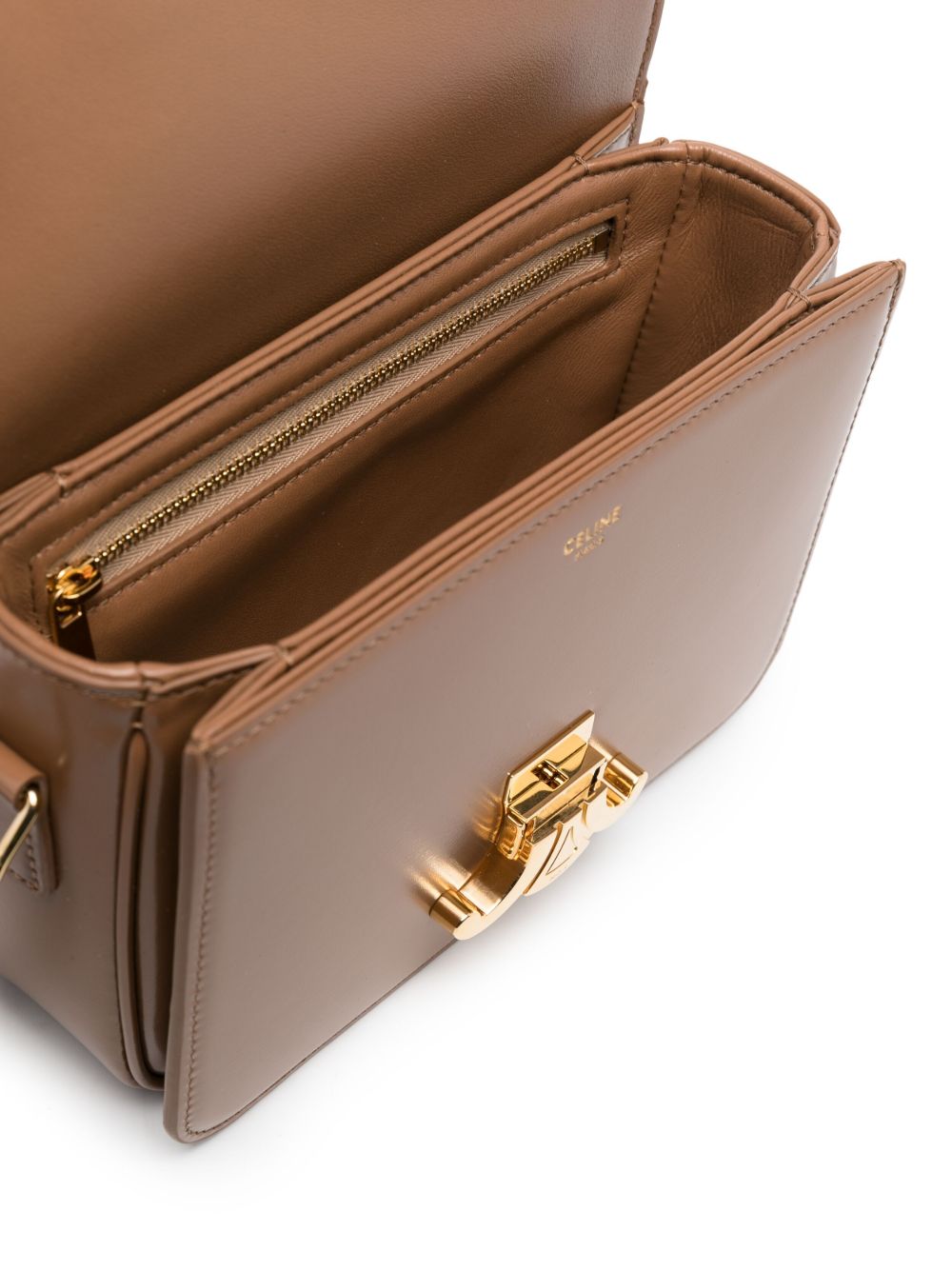 Celine Women Triomphe Teen Leather Shoulder Bag CELINE