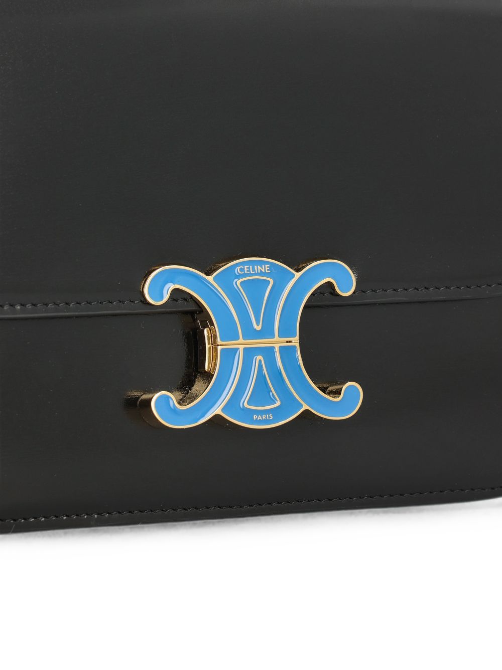 Celine Women Triomphe Teen Leather Shoulder Bag