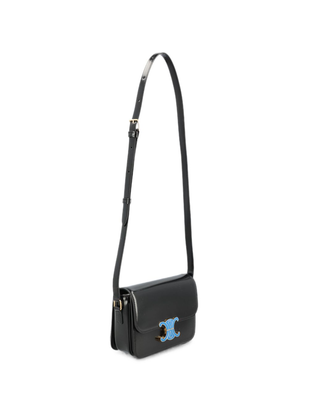 Celine Women Triomphe Teen Leather Shoulder Bag