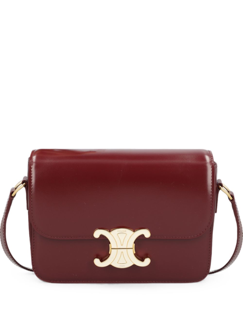 Celine Women Triomphe Teen Leather Shoulder Bag CELINE