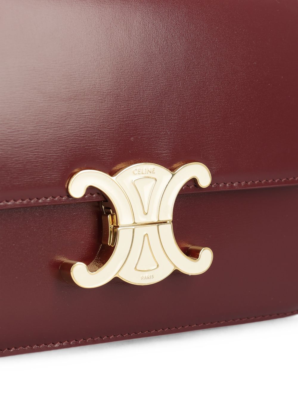 Celine Women Triomphe Teen Leather Shoulder Bag CELINE