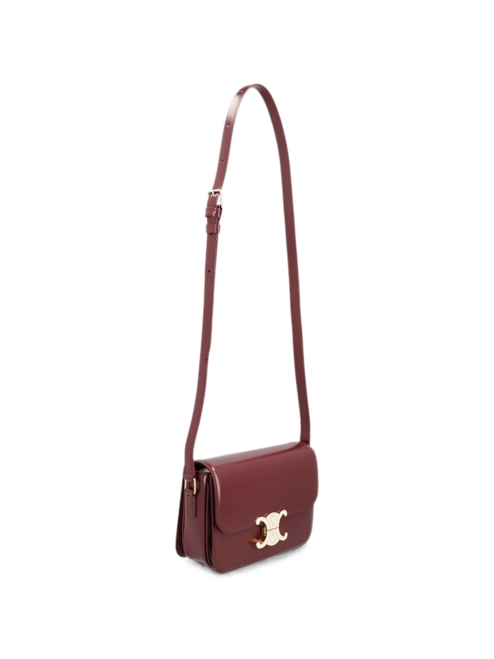Celine Women Triomphe Teen Leather Shoulder Bag CELINE