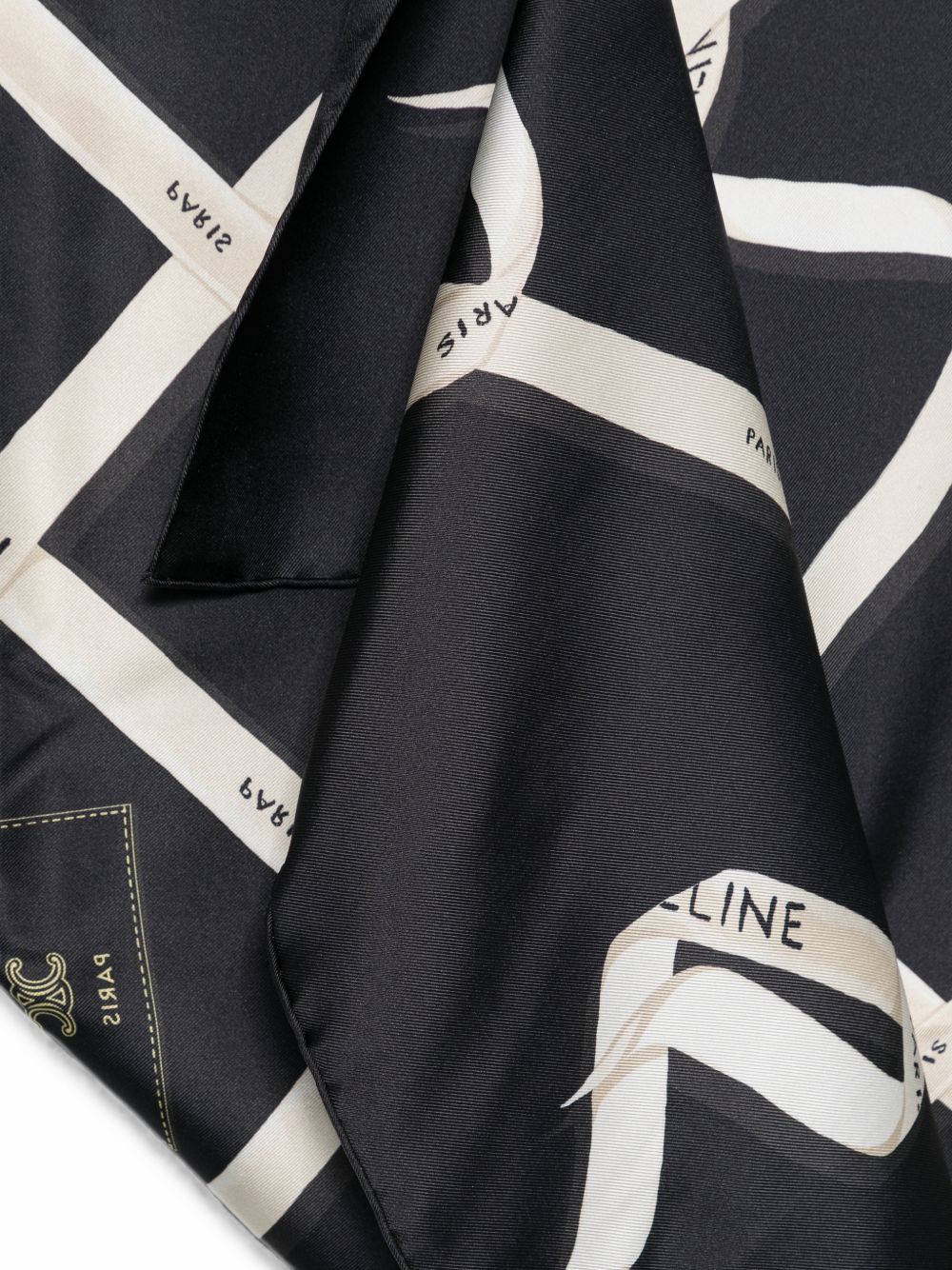 Celine Women Printed Silk Foulard CELINE