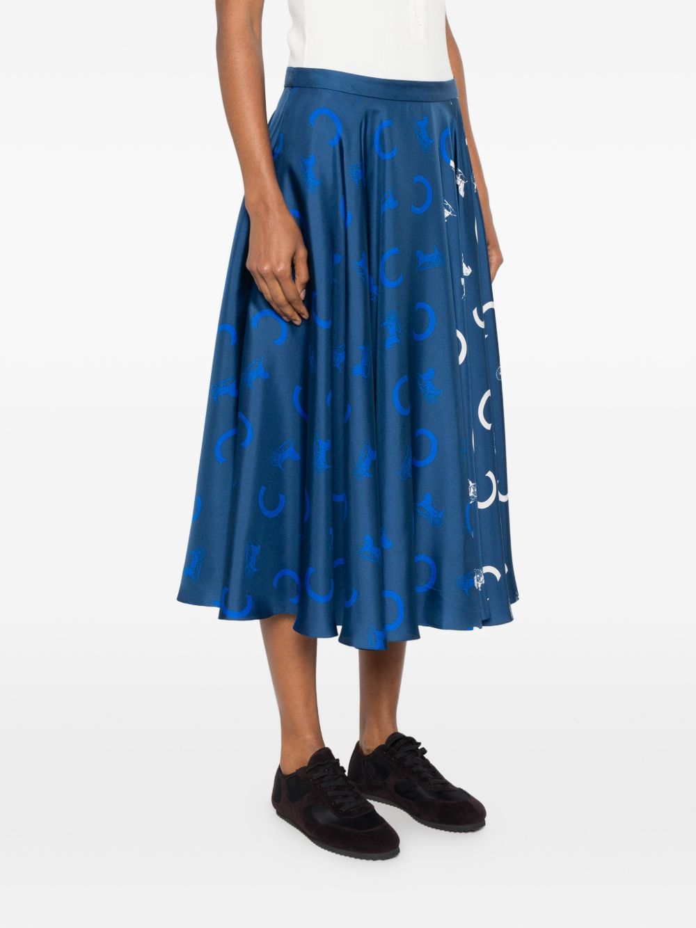 Celine Women Silk Long Skirt CELINE