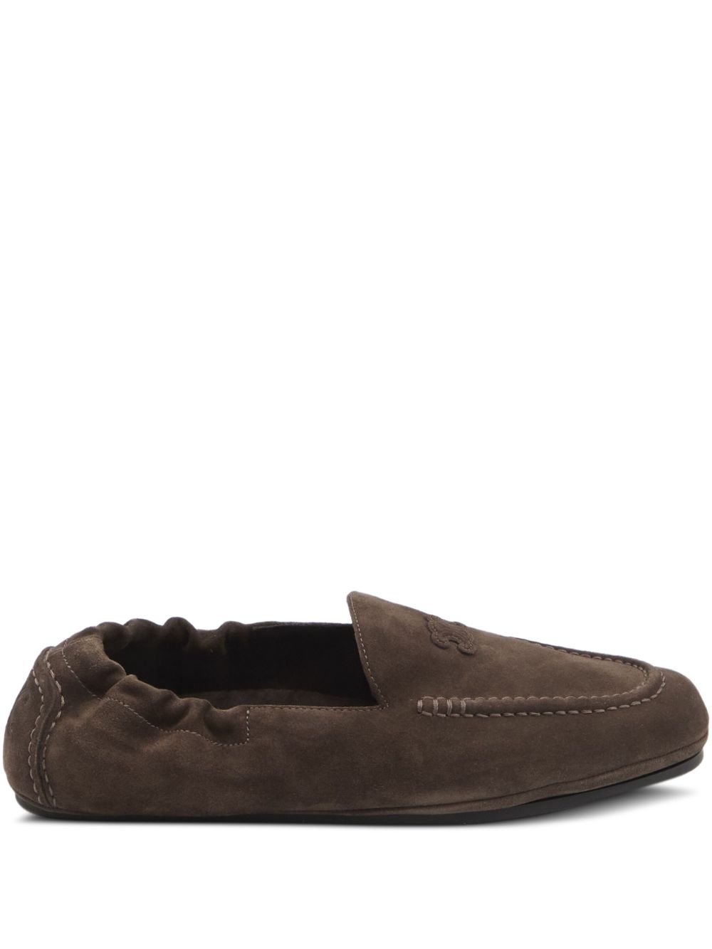 Celine Women Adam Suede Leather Loafers CELINE