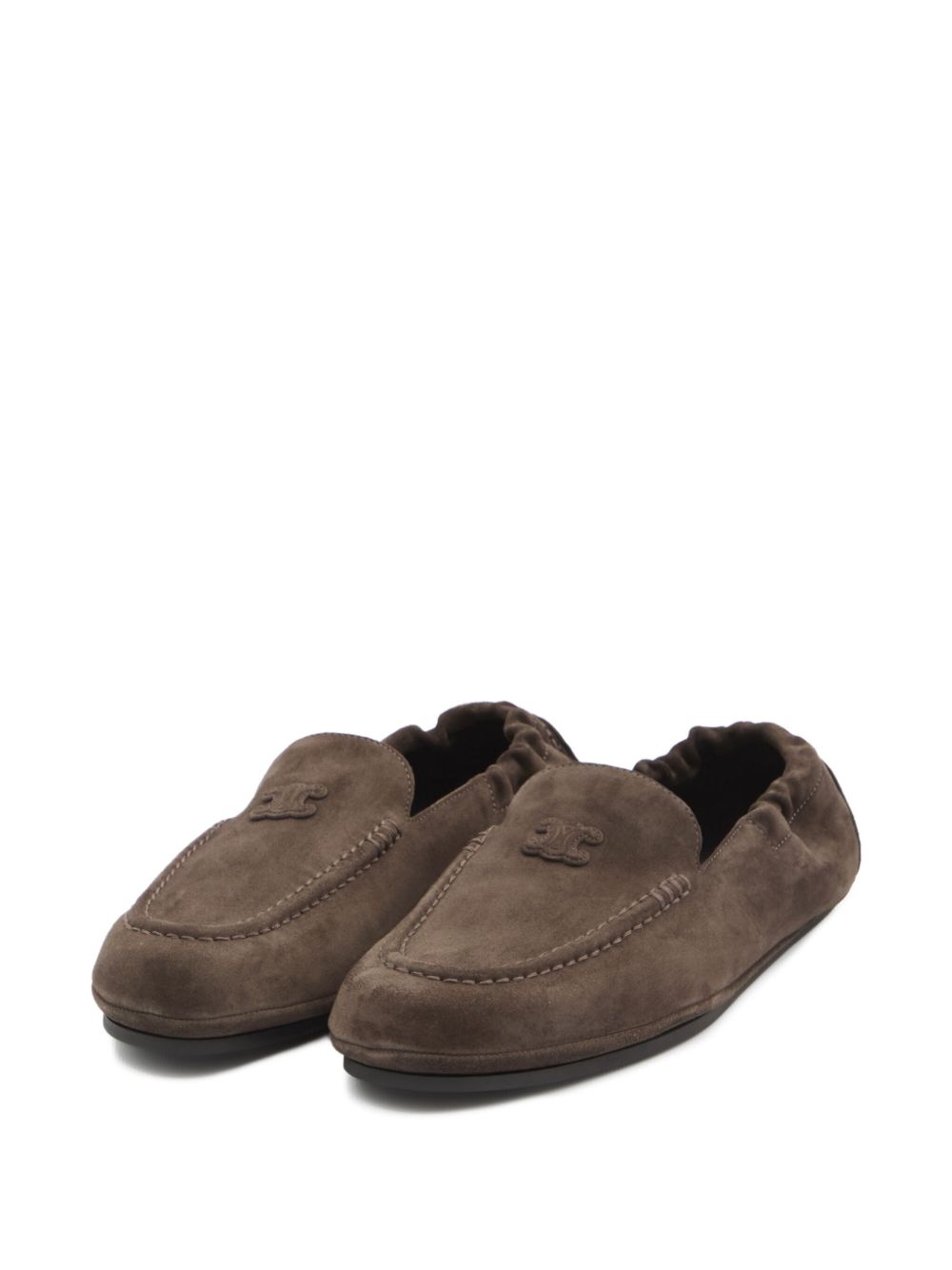 Celine Women Adam Suede Leather Loafers CELINE