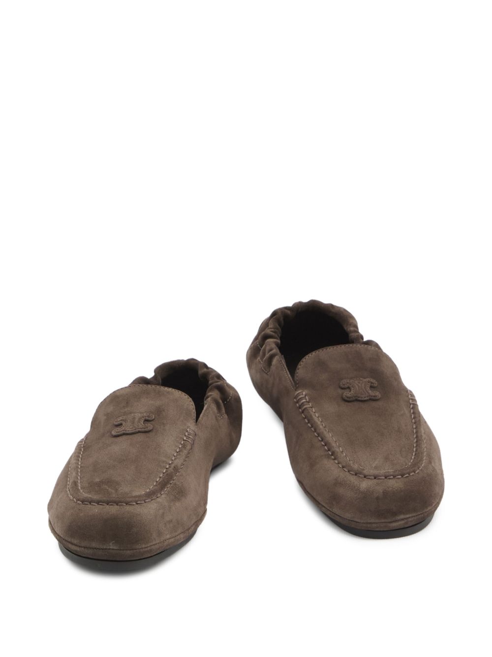 Celine Women Adam Suede Leather Loafers CELINE