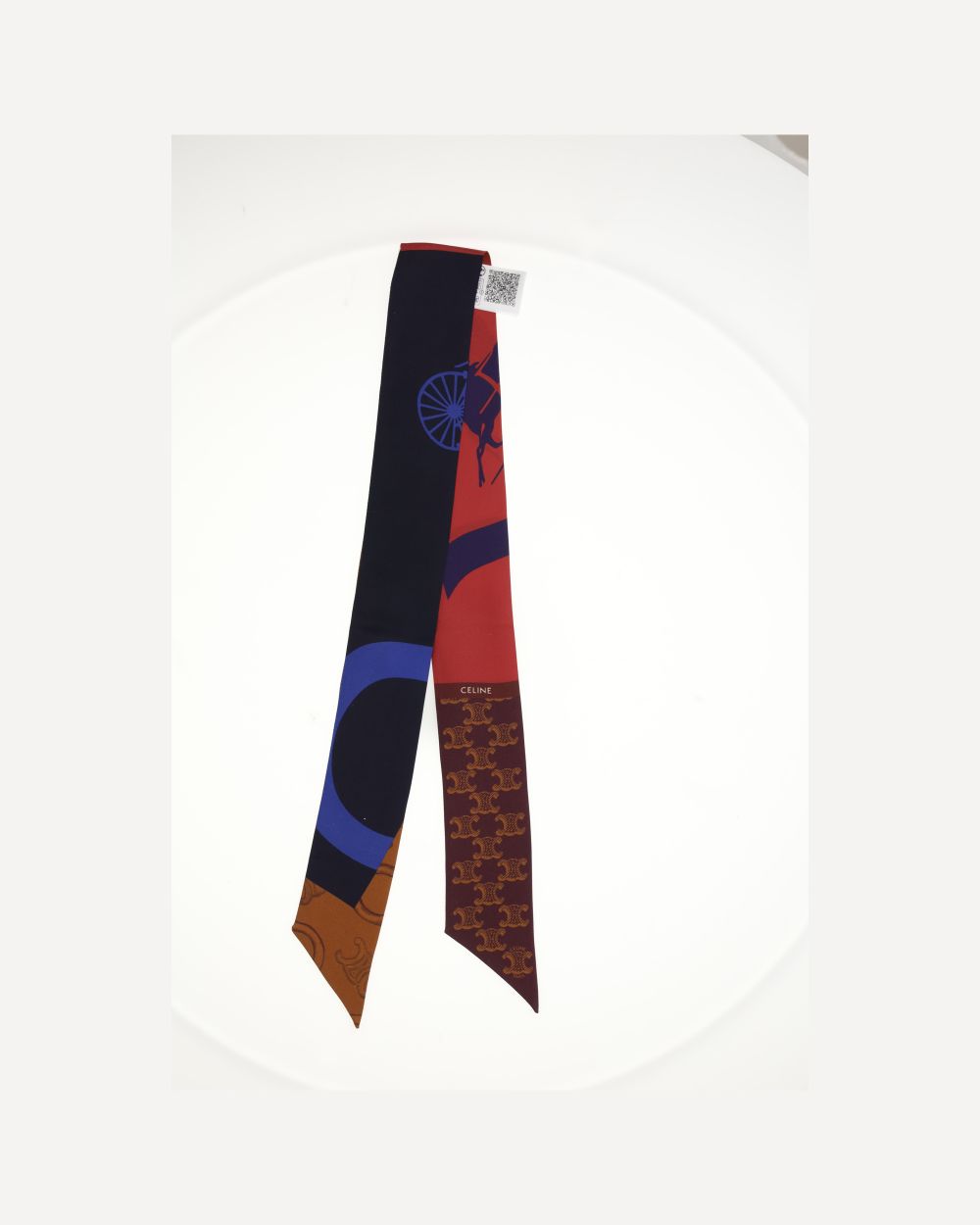 Celine Women Printed Silk Lavalliere CELINE