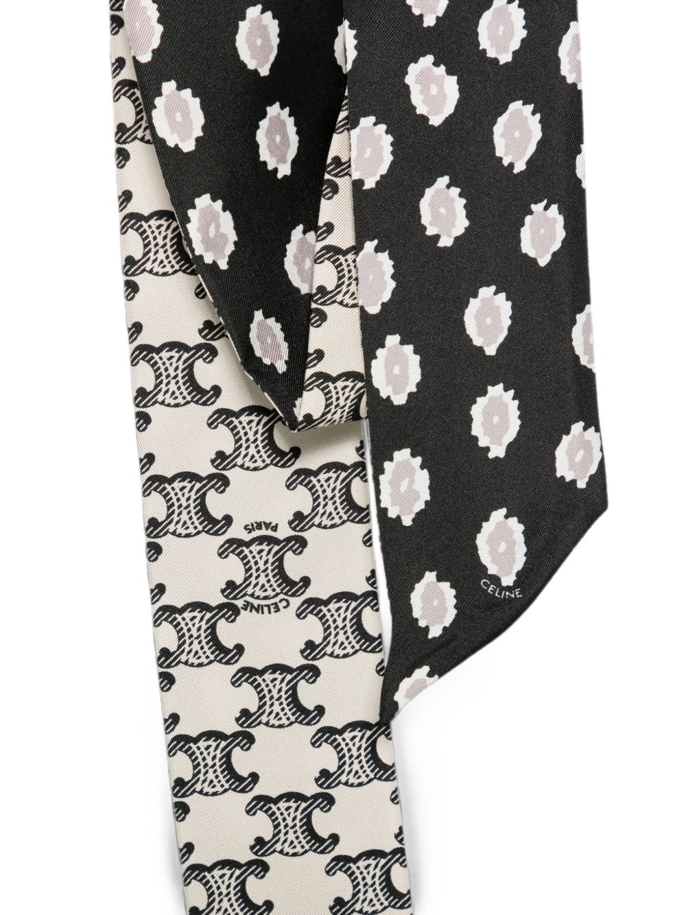 Celine Women Printed Silk Lavalliere CELINE