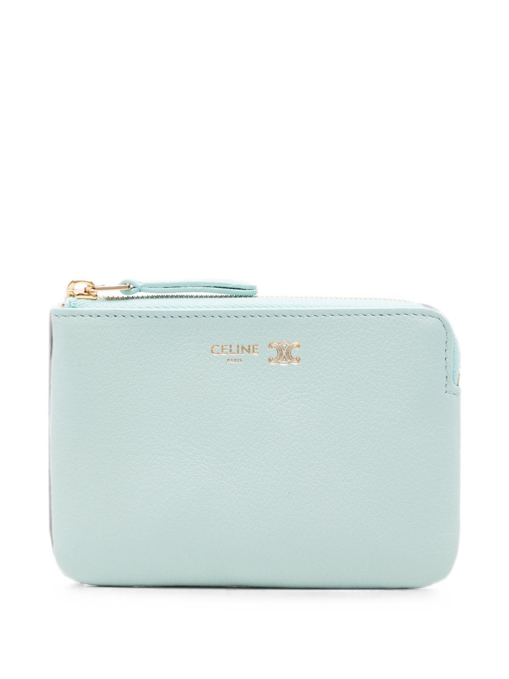 Celine Women Triomphe Leather Coin Case CELINE