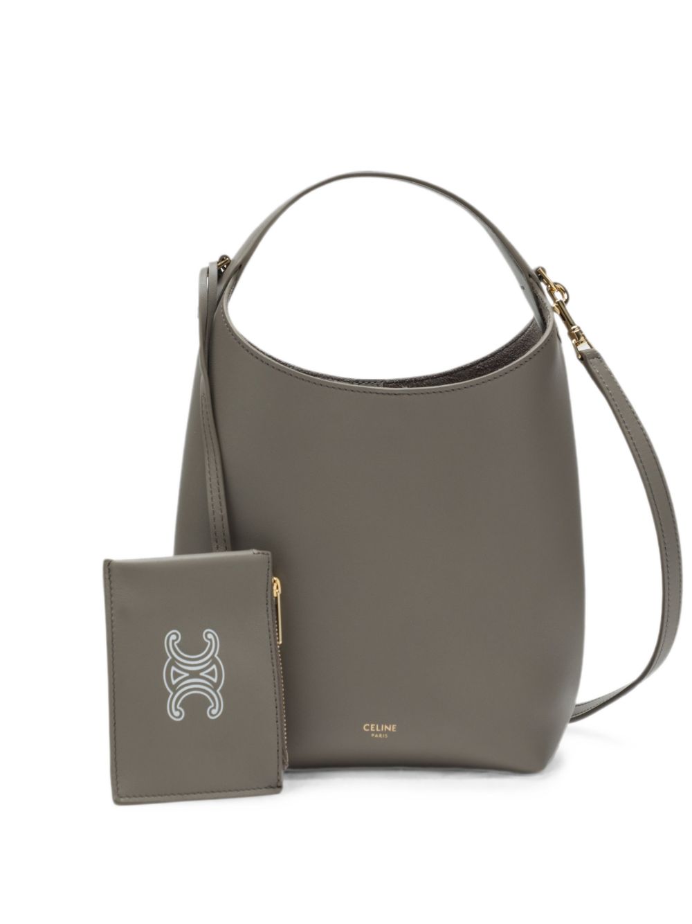 Celine Women Hobo Teen Leather Handbag CELINE