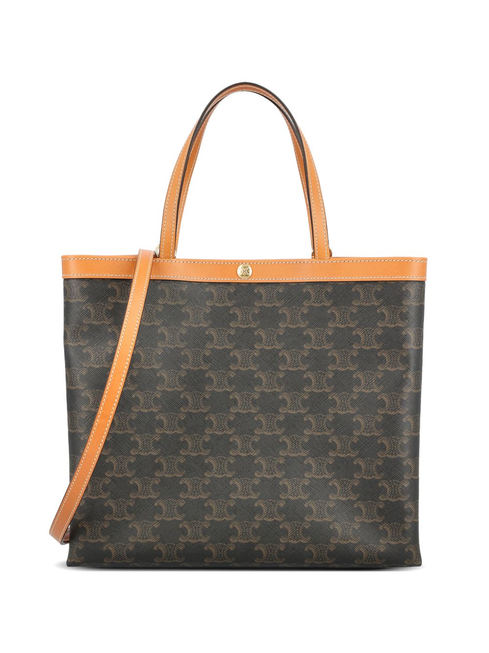 Celine Women Square Triomphe Canvas Small Tote CELINE