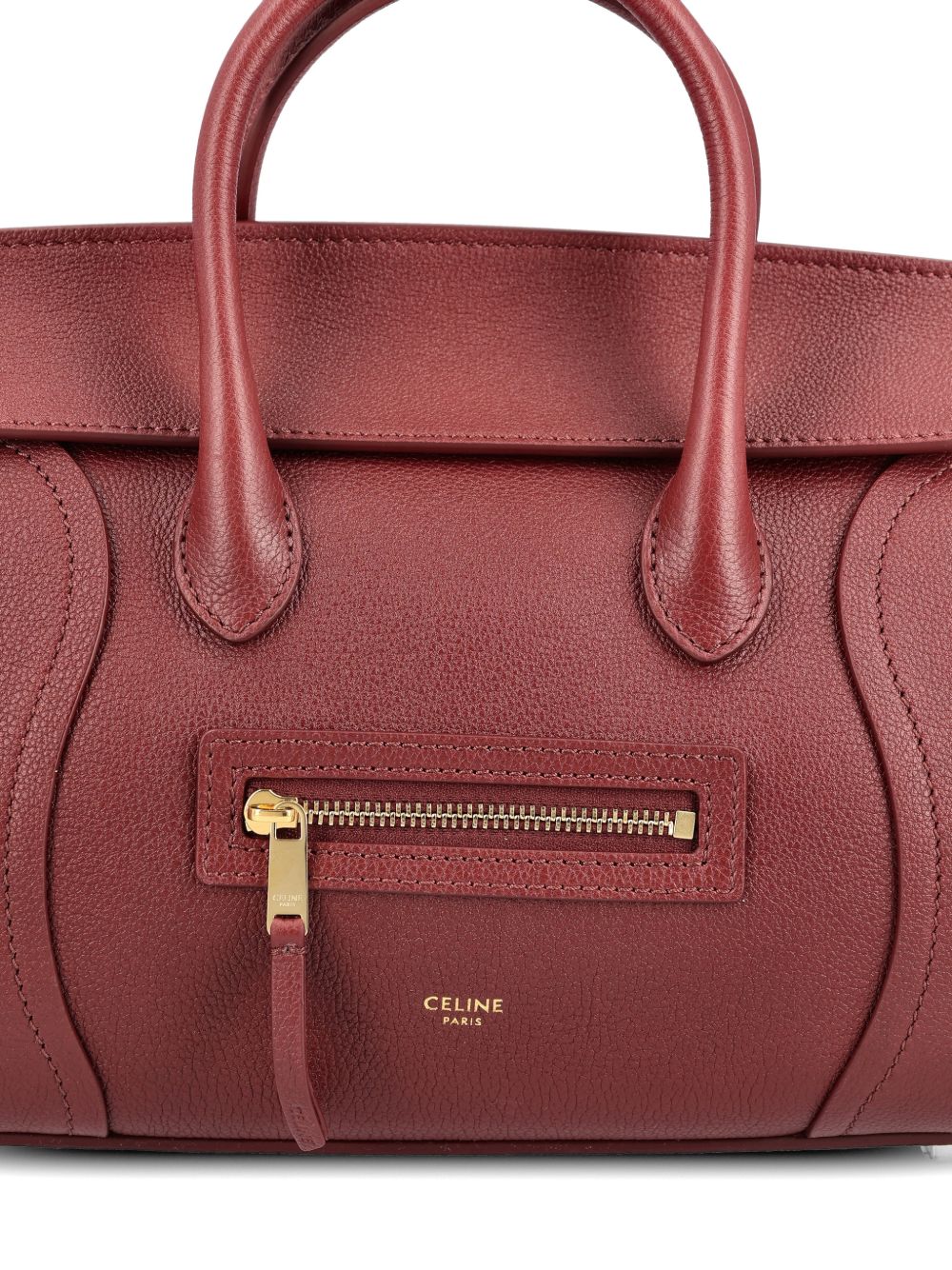 Celine Women Luggage Medium Leather Tote CELINE