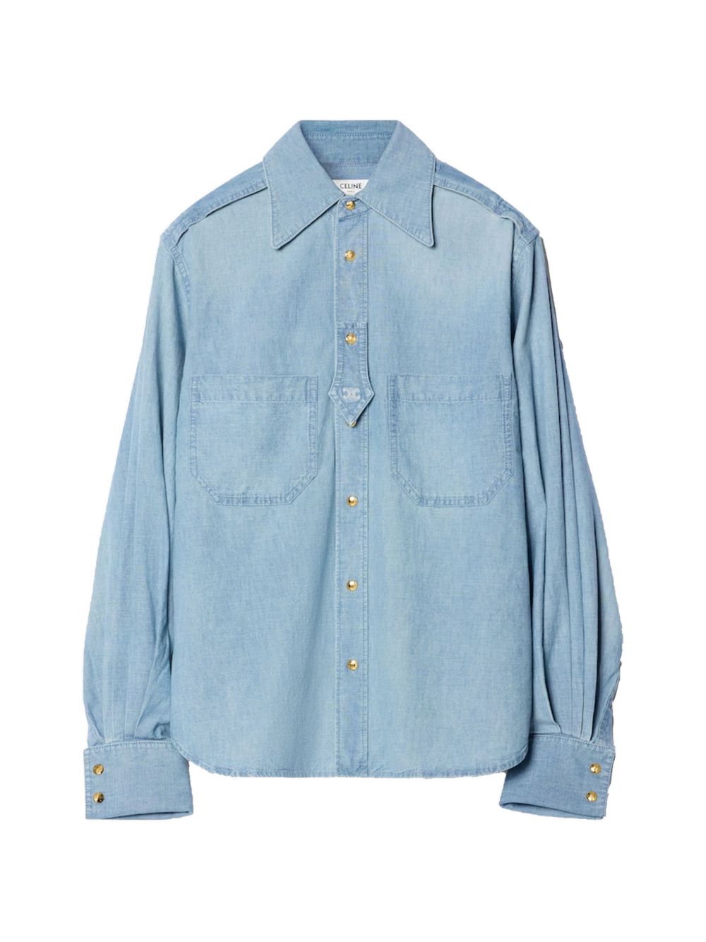 Celine Women Denim Cotton Shirt CELINE