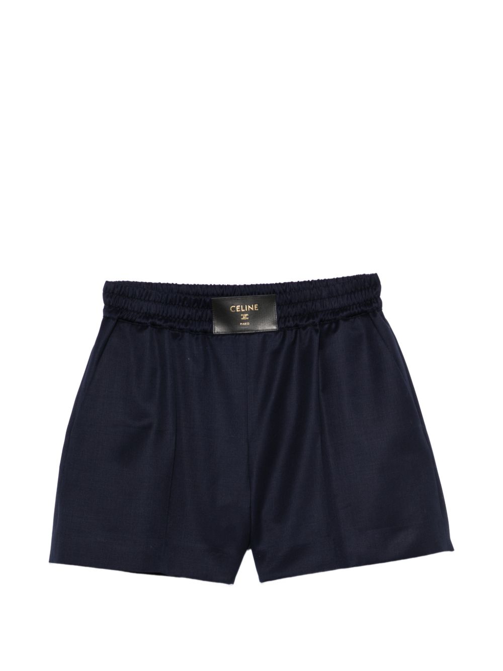 Celine Women Logo Wool Shorts CELINE