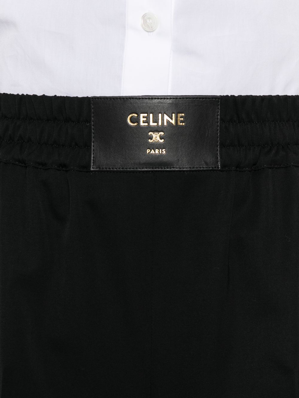 Celine Women Logo Wool Shorts CELINE