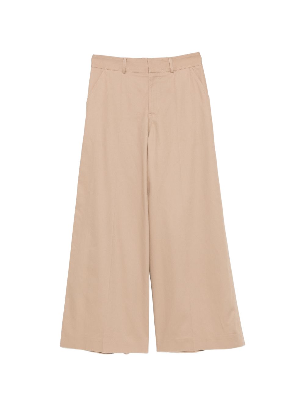 Celine Women Wide-Leg Cotton Trousers CELINE