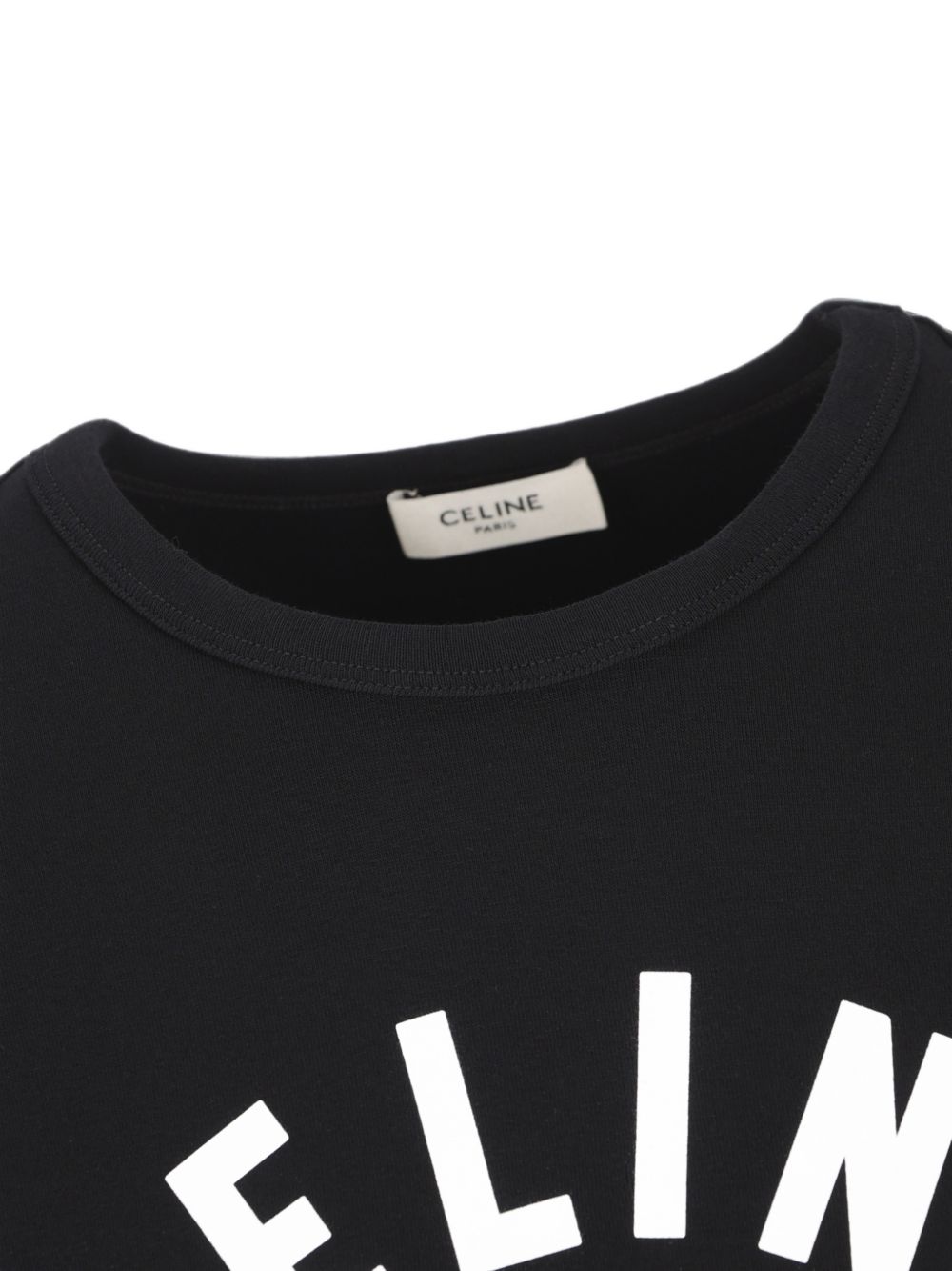Celine Women Logo Cotton T-Shirt CELINE