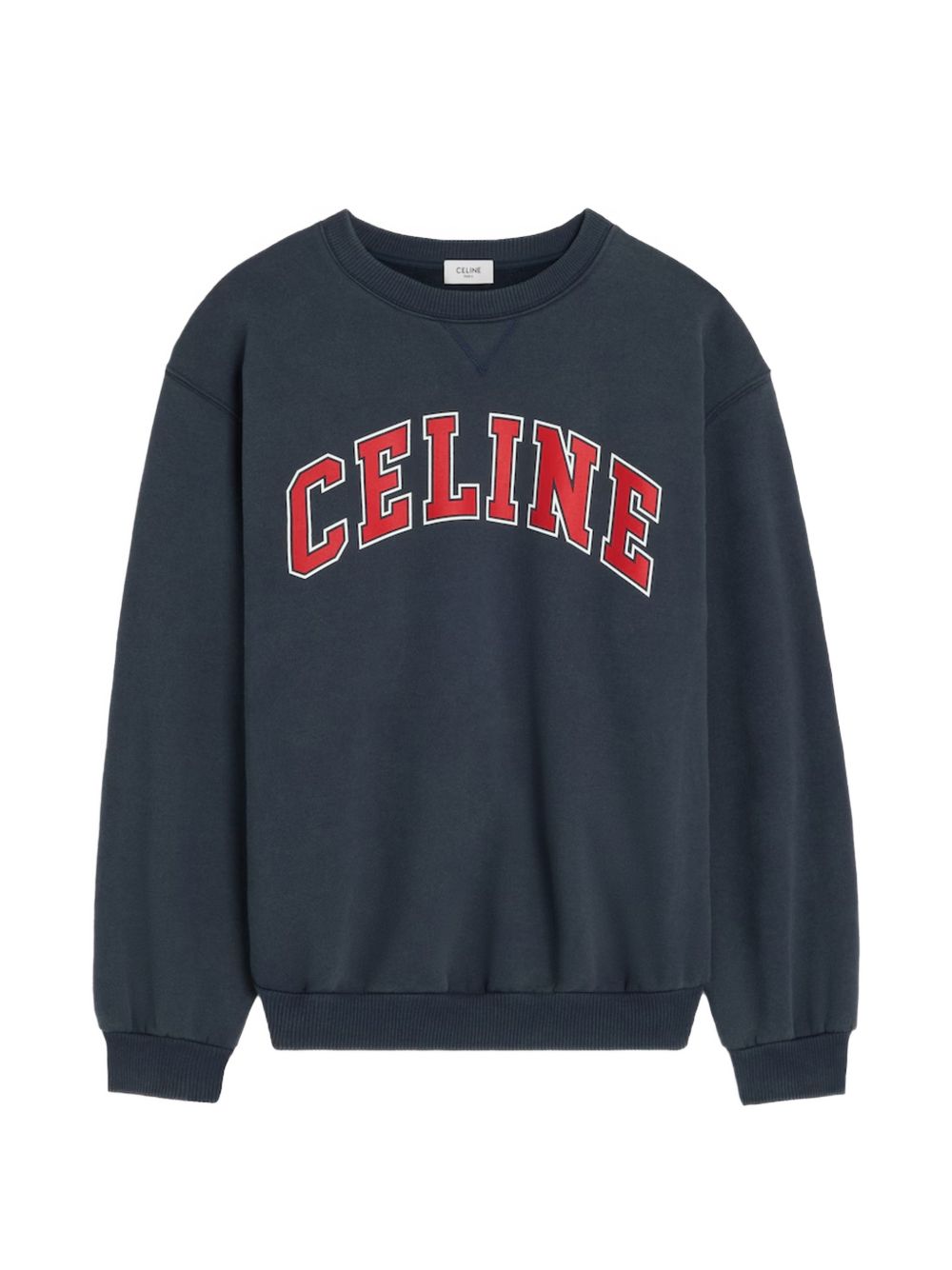 Celine Women Logo Cotton Crewneck Sweatshirt CELINE