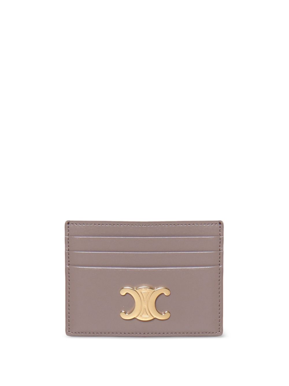 Celine Women Triomphe Leather Card Case CELINE
