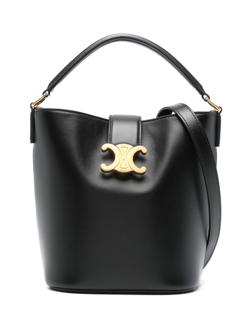 Celine Women Louise Small Leather Bucket Bag CELINE