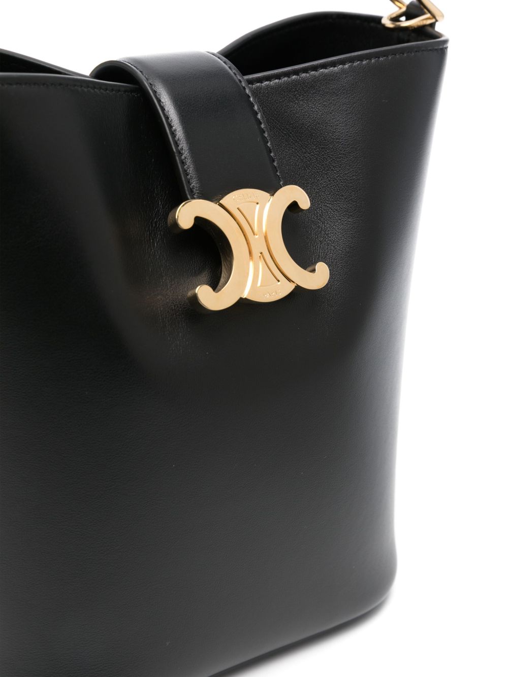 Celine Women Louise Small Leather Bucket Bag CELINE