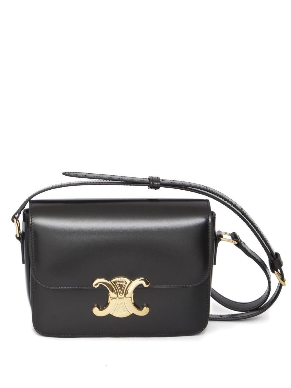 Celine Women Triomphe Teen Leather Shoulder Bag CELINE