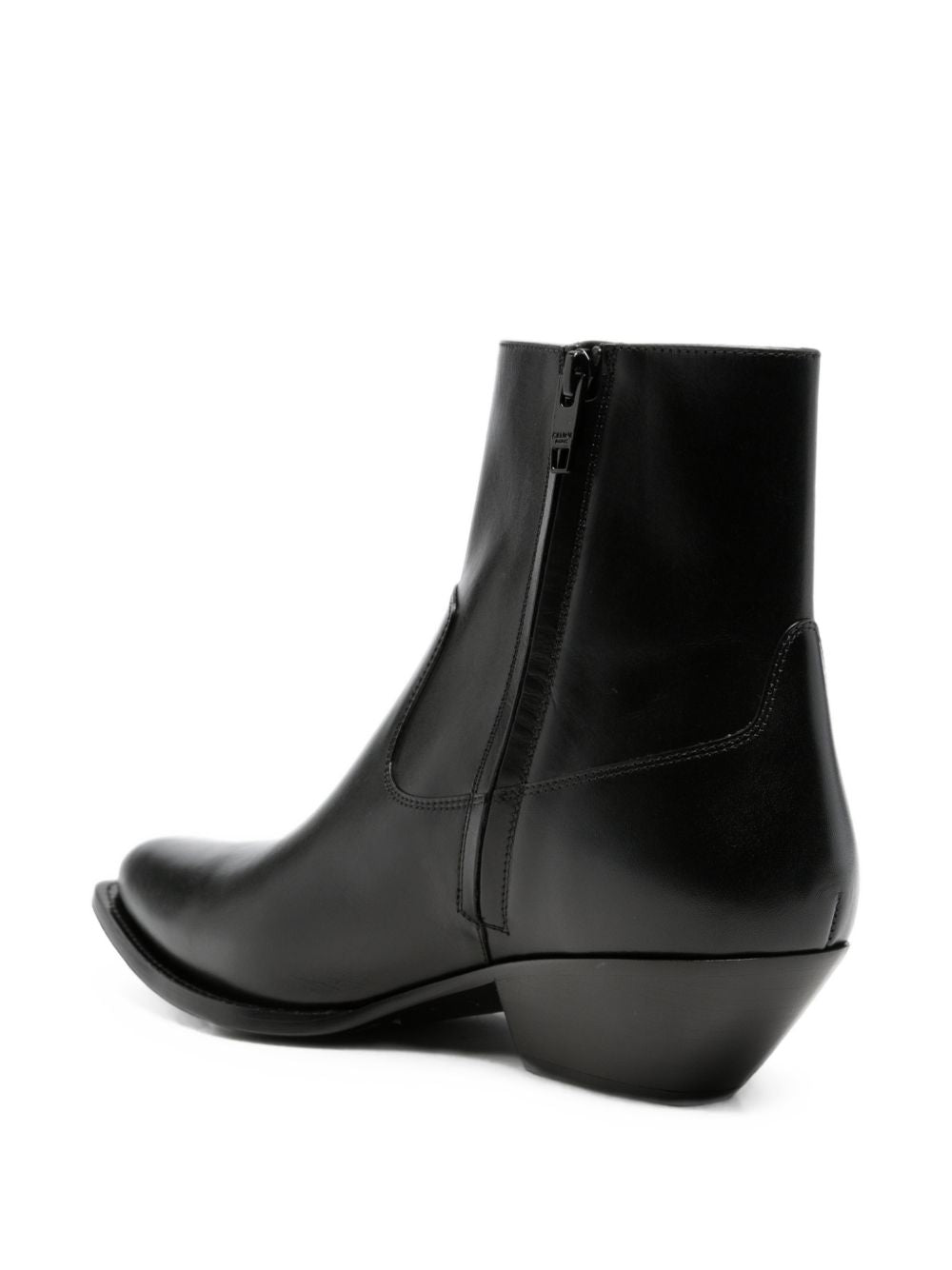 Celine Men Leon Leather Ankle Boots CELINE