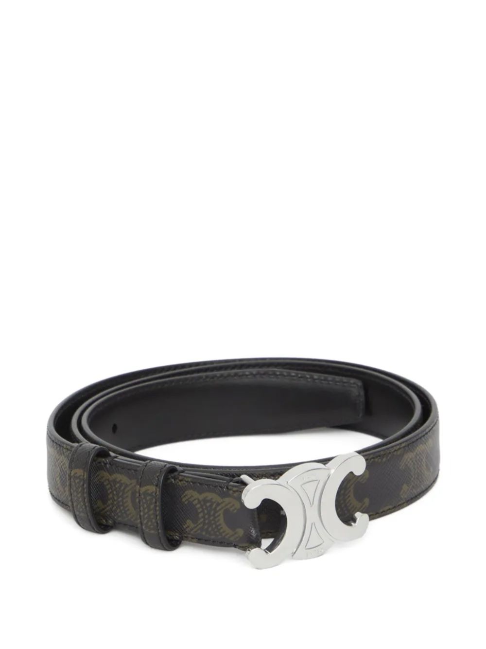 Celine Men Triomphe Leather Belt