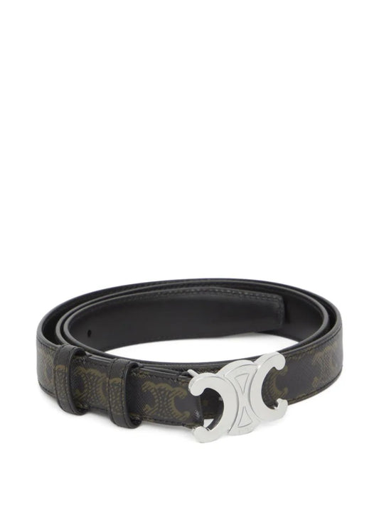 Celine Men Triomphe Leather Belt