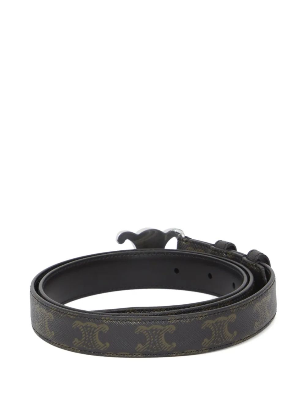 Celine Men Triomphe Leather Belt CELINE