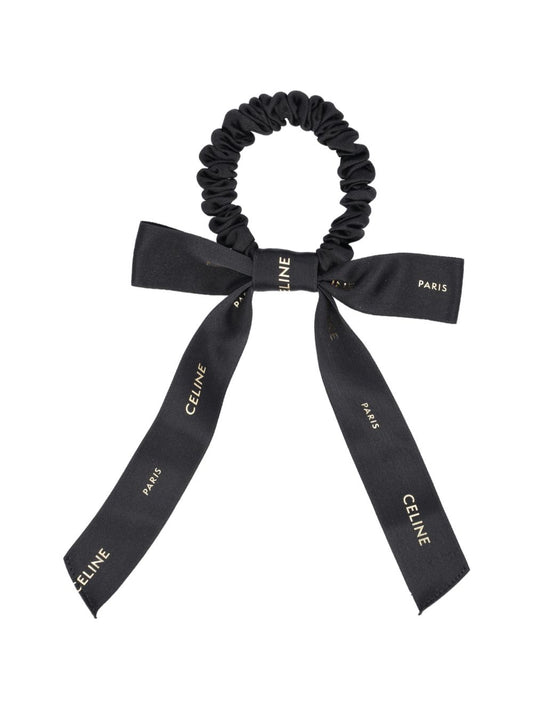 Celine Women Small Bow Scrunchie CELINE