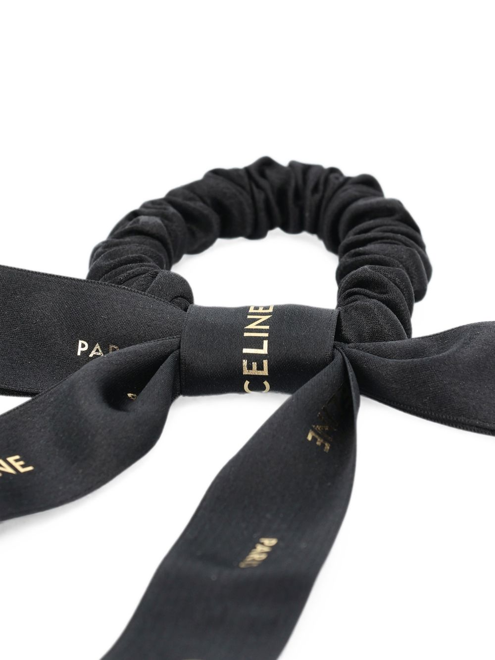 Celine Women Small Bow Scrunchie CELINE