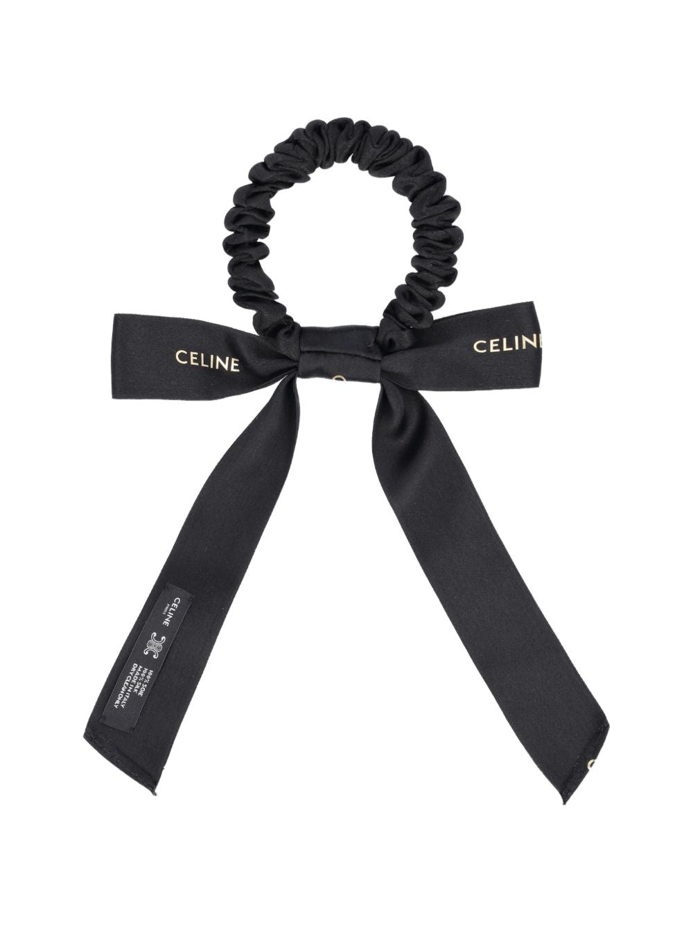 Celine Women Small Bow Scrunchie CELINE