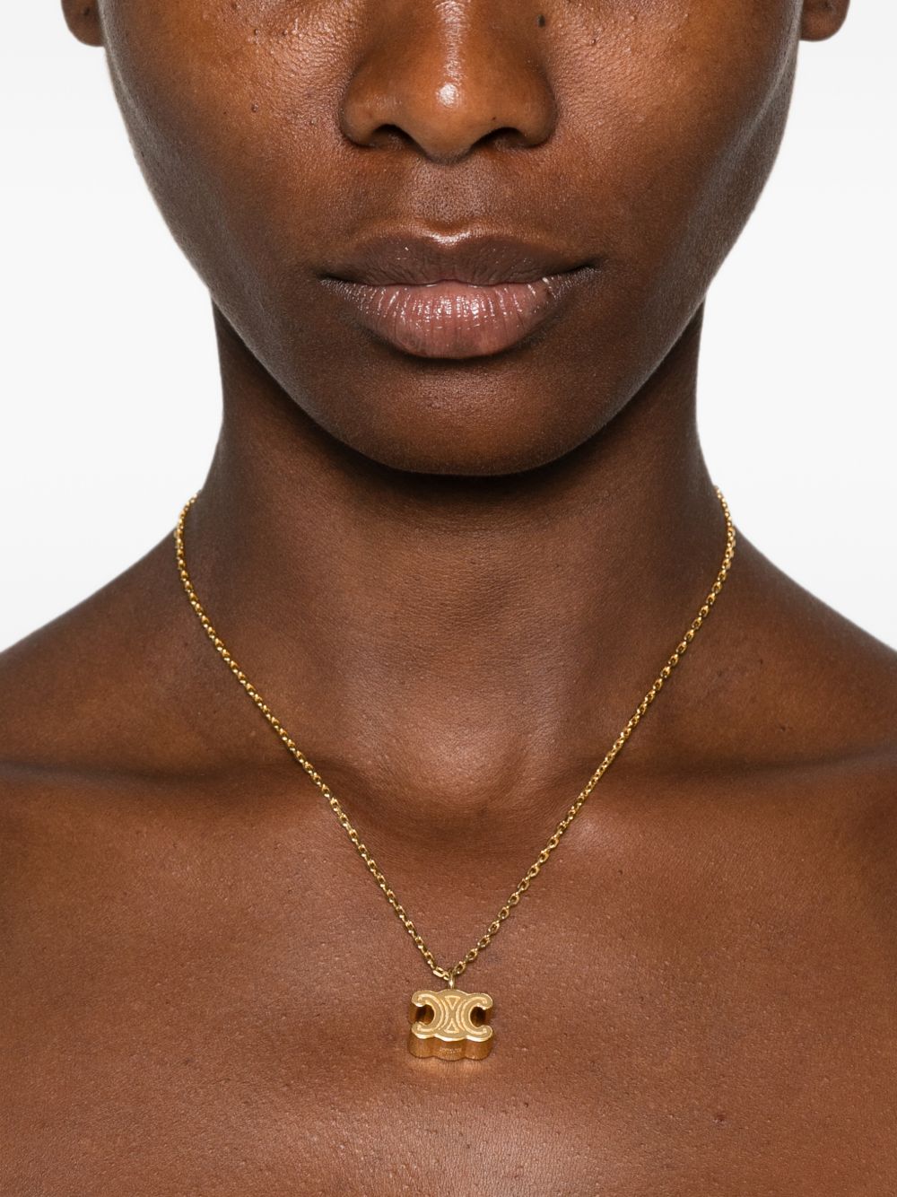Celine Women Chunky Triomphe Necklace CELINE